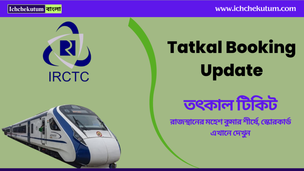 Tatkal Booking Update