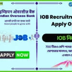 IOB Recruitment 2025 Apply Online