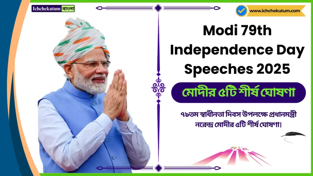 Modi 79th Independence Day Speeches