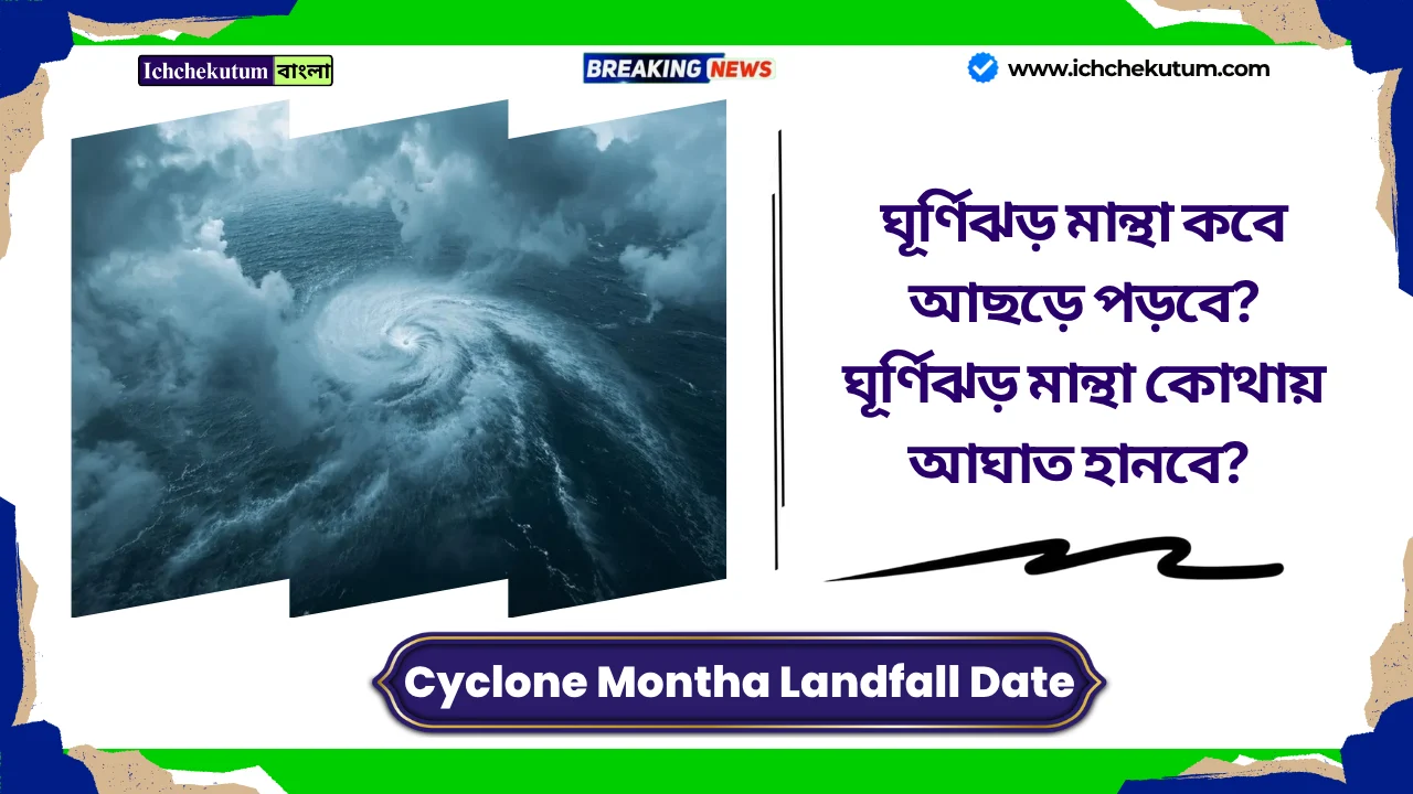 Cyclone Montha Landfall Date