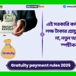 Gratuity payment rules 2025