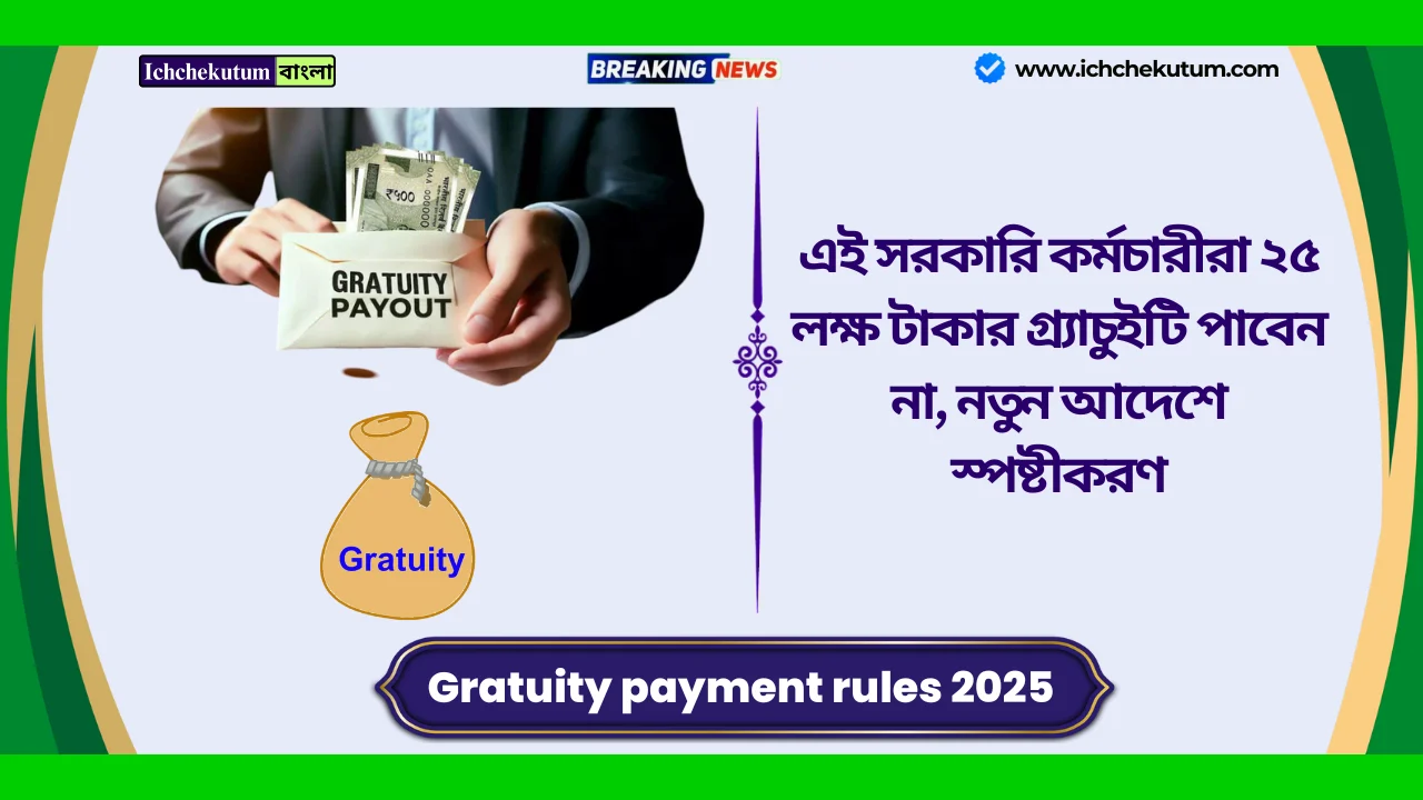 Gratuity payment rules 2025