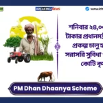 PM Dhan Dhaanya Scheme। শনিবার ২৪,০০০ কোটি টাকার প্রধানমন্ত্রী ধন ধান্য প্রকল্প চালু হবে, যার সরাসরি সুবিধা পাবেন ১.৭ কোটি কৃষক। PM Dhan Dhaanya Scheme