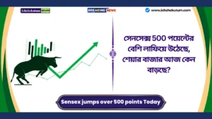 Sensex jumps over 500 points Today