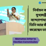 Mamatas letter to Election Commission: নির্বাচন কমিশনকে মুখ্যমন্ত্রী মমতা বন্দ্যোপাধ্যায়ের চিঠি, তিনি আর কী অভিযোগ করেছেন তা জেনে নিন। Election Commission