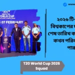 T20 World Cup 2026 Squad