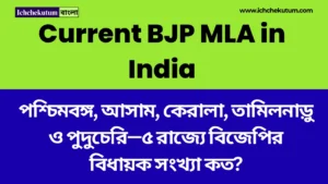 Current BJP MLA in India