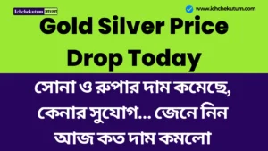 Gold Silver Price Drop Today
