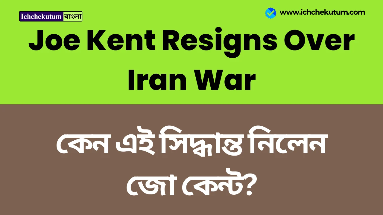 Joe Kent Resigns Over Iran War
