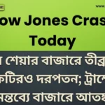 Dow Jones Crash Today: মার্কিন শেয়ার বাজারে তীব্র পতন, নিফটিরও দরপতন; ট্রাম্পের মন্তব্যে বাজারে আতঙ্ক Dow Jones Crash Today