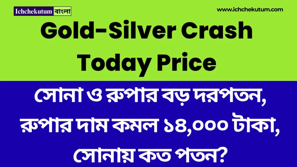 Gold-Silver Crash Today Price