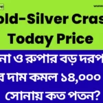 Gold-Silver Crash Today Price