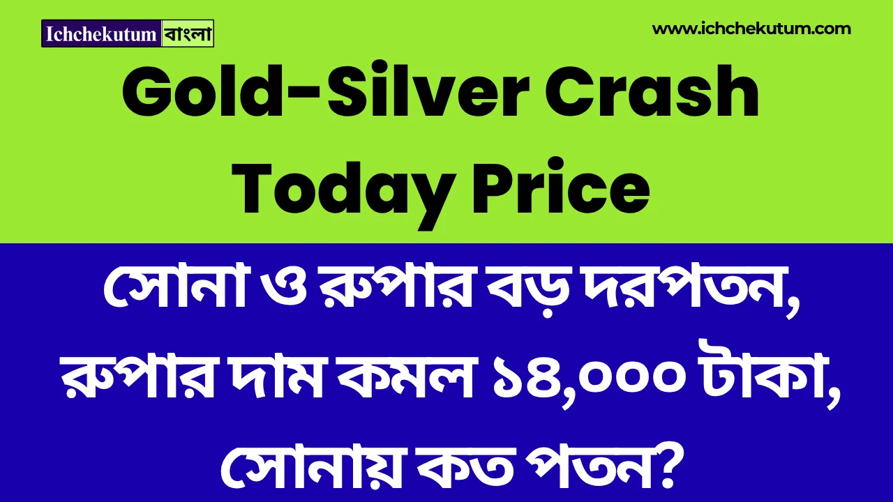 Gold-Silver Crash Today Price
