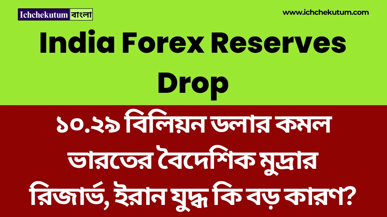 India Forex Reserves Drop