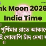 Pink Moon 2026 in India Time