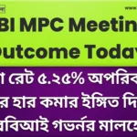 RBI MPC Meeting Outcome Today