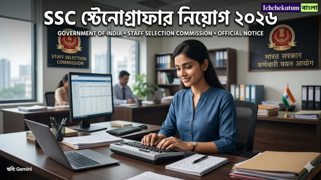 SSC Stenographer Recruitment 2026