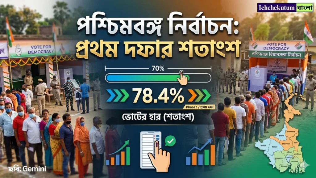WB Election Phase 1 Percentage