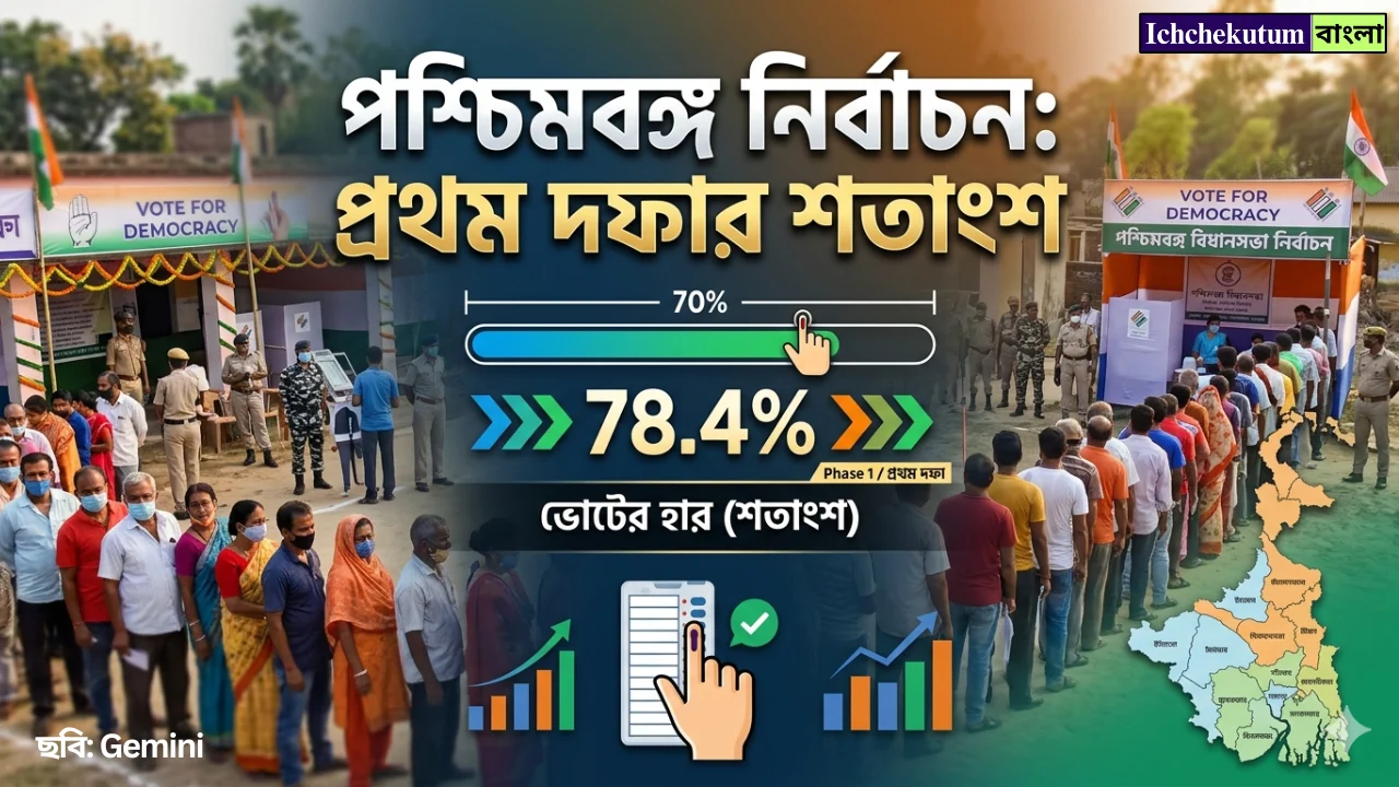 WB Election Phase 1 Percentage