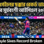 Chris Gayle Sixes Record Broken: এলিমিনেটরে বৈভব সূর্যবংশীর ইতিহাস গড়া ইনিংস Chris Gayle Sixes Record Broken
