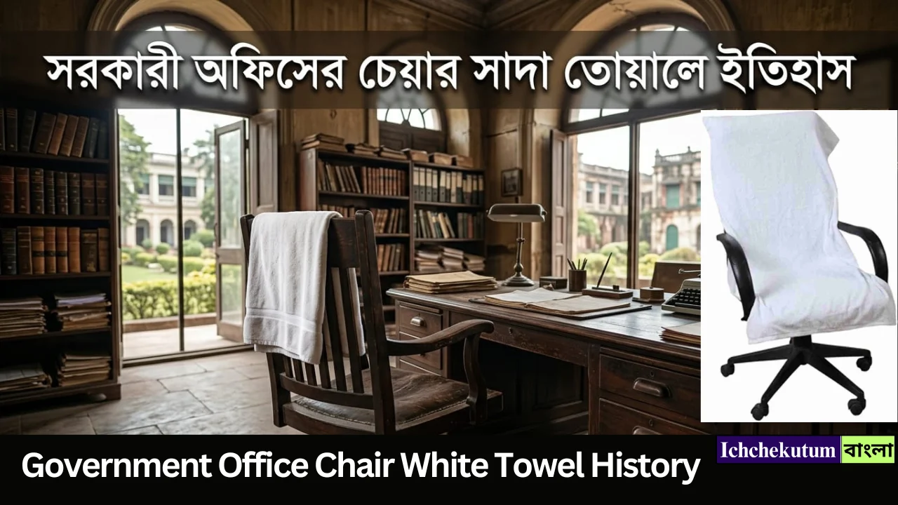 Government Office Chair White Towel History