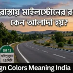 Road Sign Colors Meaning India: রাস্তার পাশের মাইলফলকগুলোর রঙের আসল অর্থ কী? ৯০% মানুষ জানে না Road Sign Colors Meaning India