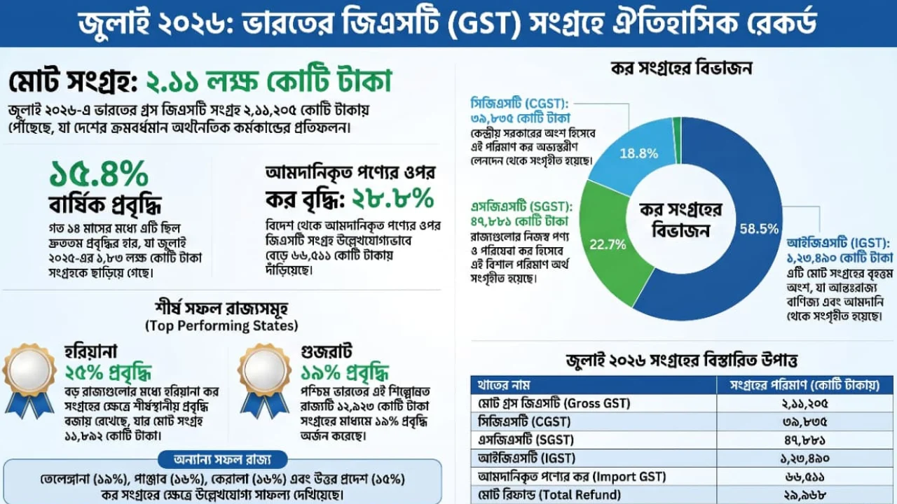 Record GST Collection July 2026
