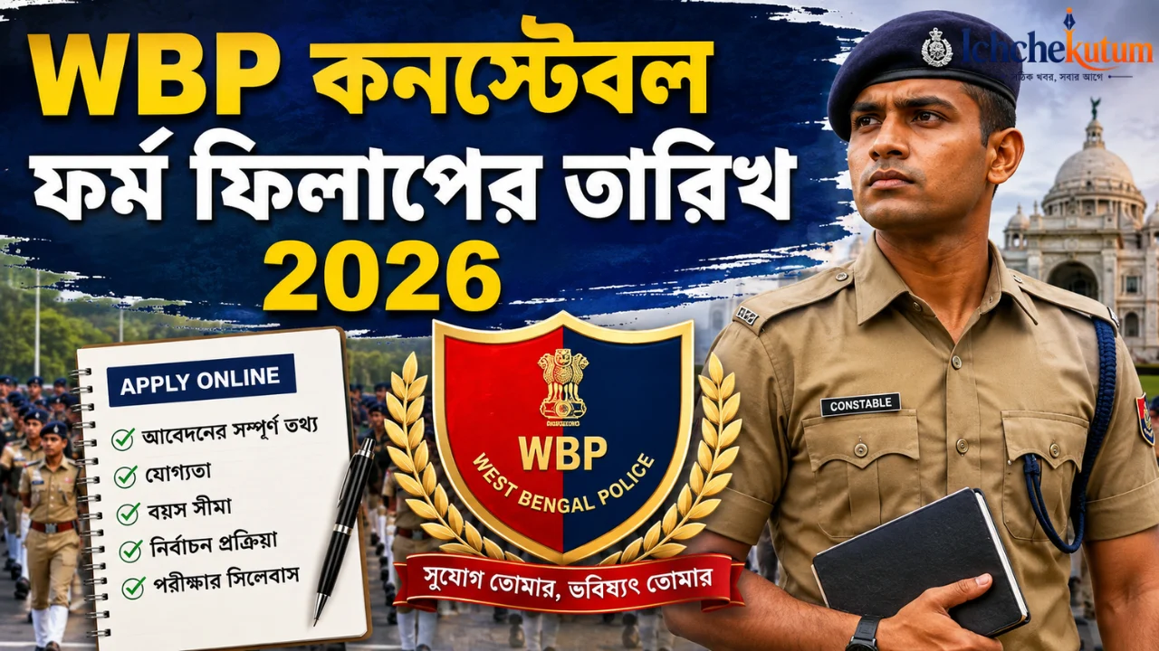 WBP Constable form Fill Up Date 2026