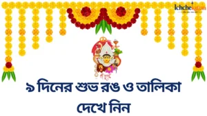 Navratri Colours 2026 List